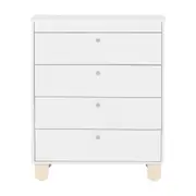 CÔMODA INFANTIL 4 GAVETAS 77 CM X 47 CM SWEET - BRANCO/PINUS NATURAL - Foto 1