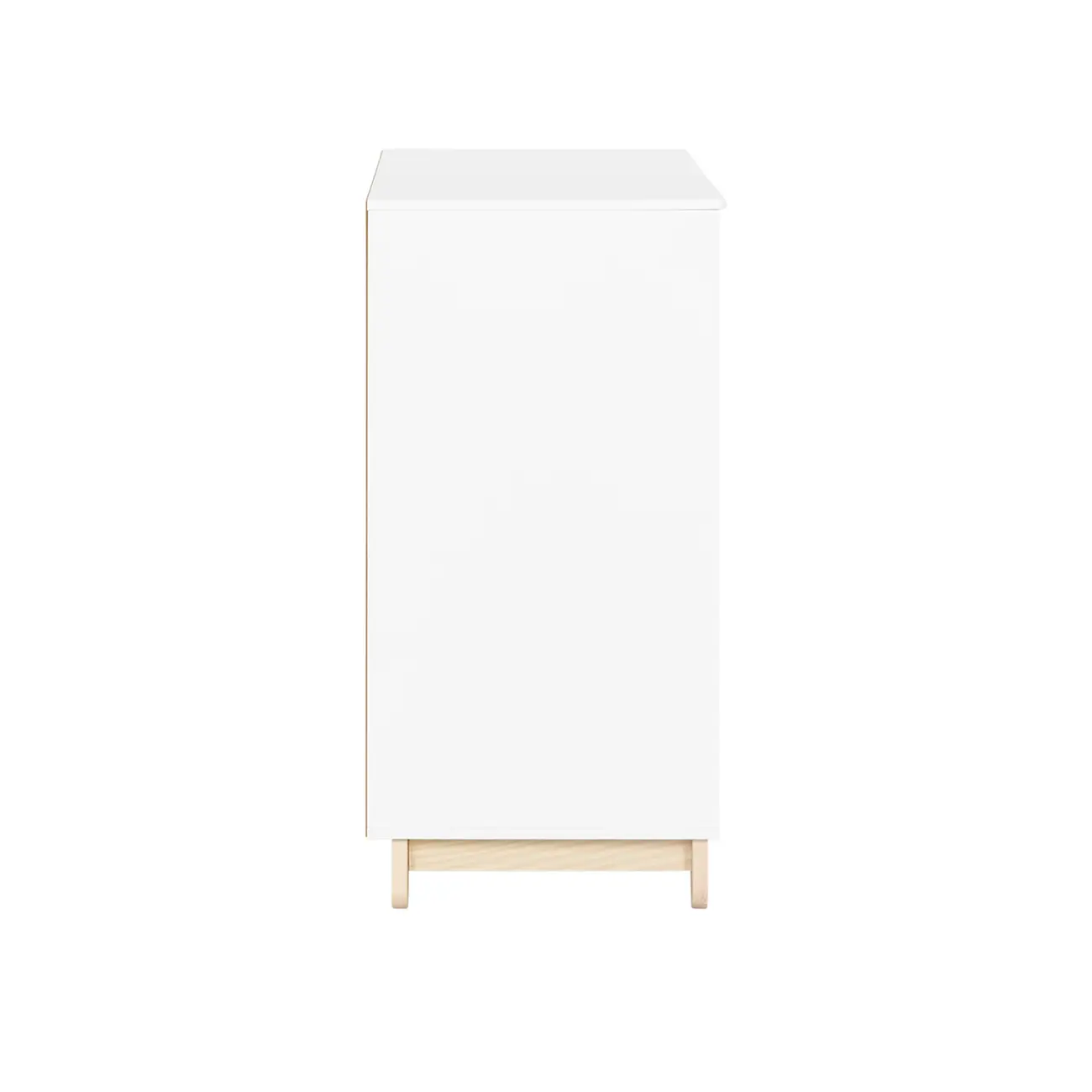 CÔMODA INFANTIL 4 GAVETAS/1 PORTA 1,20 M X 47 CM SWEET - BRANCO/PINUS NATURAL - Foto 5