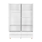 GUARDA-ROUPA INFANTIL 4 PORTAS/4 GAVETAS SWEET - BRANCO/PINUS NATURAL - Foto 4