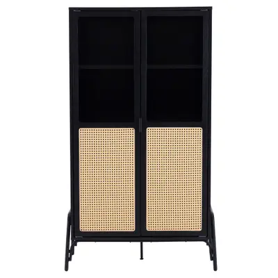 CRISTALEIRA 2 PORTAS 88 CM X 1,51 M COM PALHINHA VINN