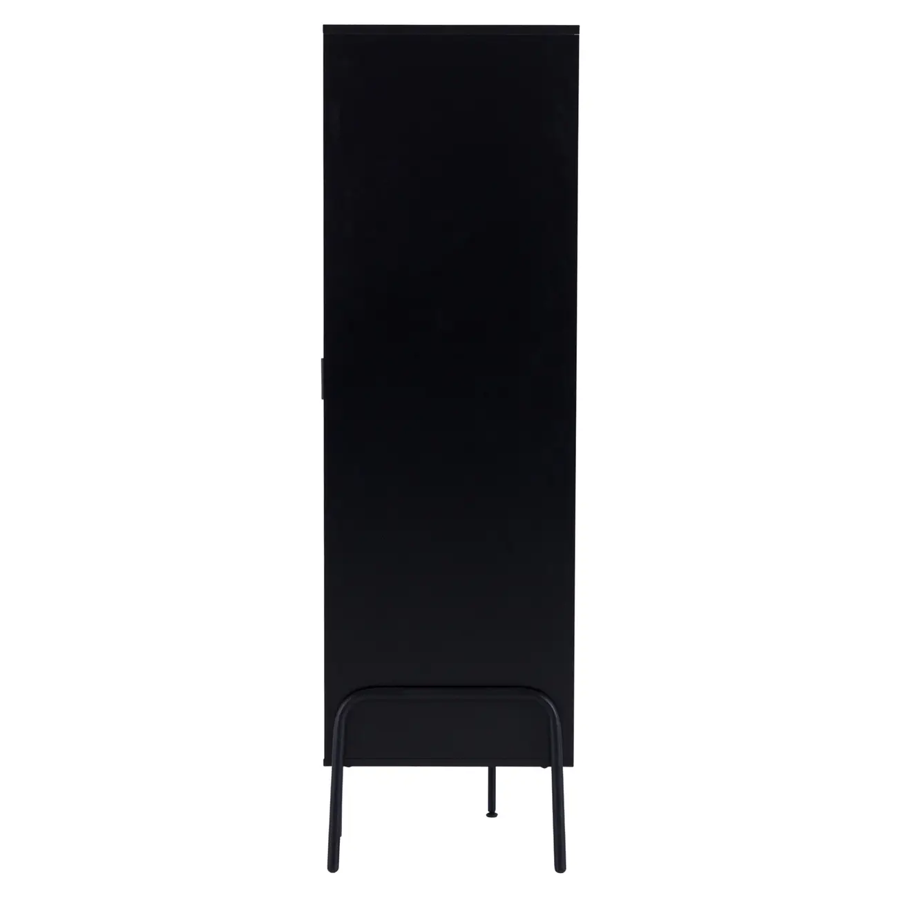 CRISTALEIRA 2 PORTAS 88 CM X 1,51 M COM PALHINHA VINN - PRETO/FIBRA CLARA - Foto 4