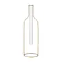 VASO 38 CM BOTTLE - OURO VELHO/INCOLOR - Foto 1