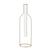 VASO 38 CM BOTTLE - OURO VELHO/INCOLOR - Foto 1