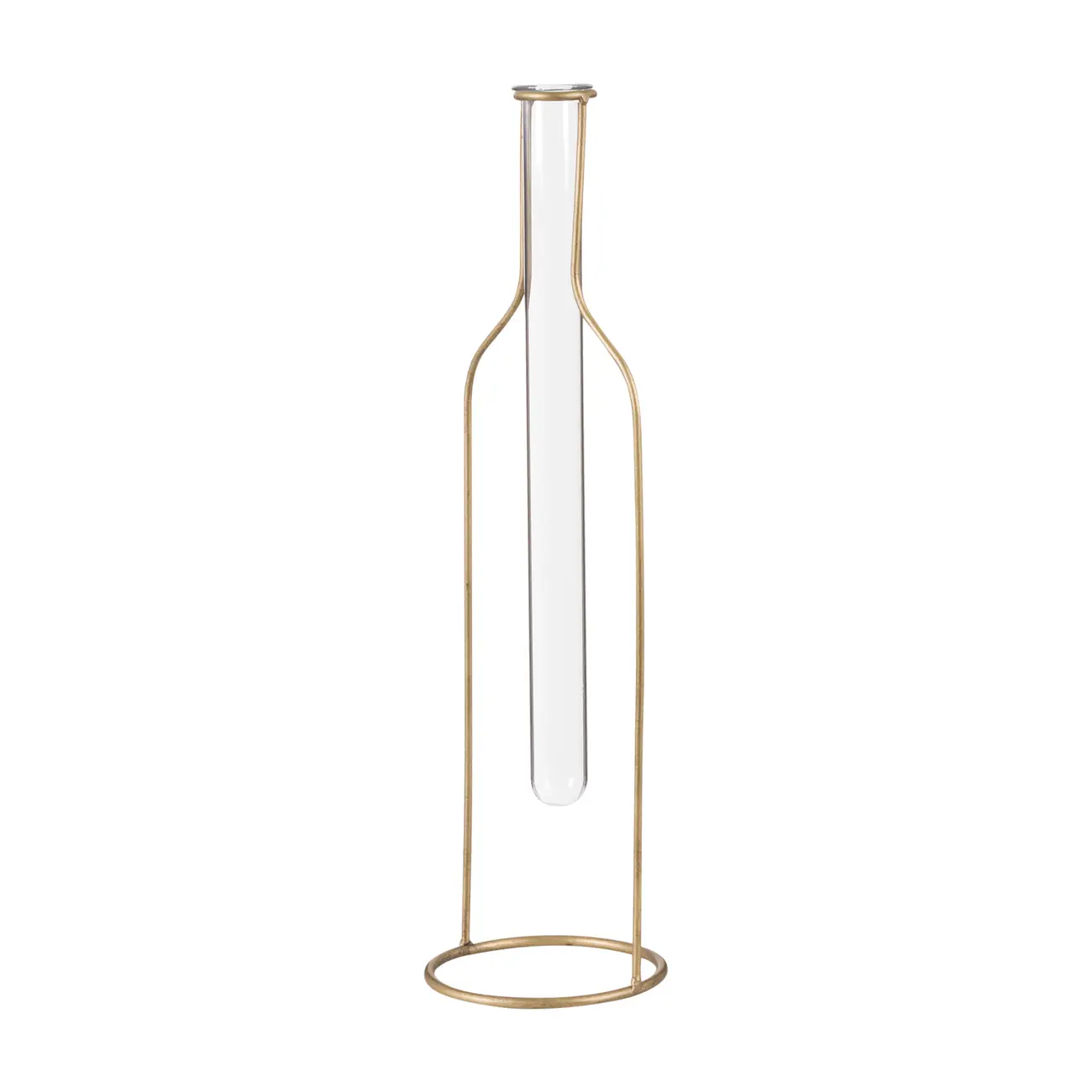 VASO 38 CM BOTTLE - OURO VELHO/INCOLOR - Foto 2