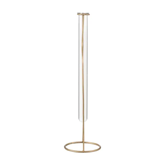 VASO 38 CM BOTTLE - OURO VELHO/INCOLOR - Foto 3