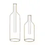 VASO 38 CM BOTTLE - OURO VELHO/INCOLOR - Foto 4
