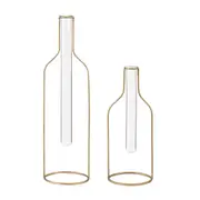 VASO 38 CM BOTTLE - OURO VELHO/INCOLOR - Foto 4