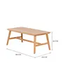 MESA DE CENTRO 90 CM X 45 CM SKAND - CAJUEIRO JAPONÊS - Foto 3