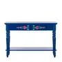 APARADOR COM 2 GAVETAS 1,10 M X 35 CM FOLKSY - AZUL/MULTICOR - Foto 1