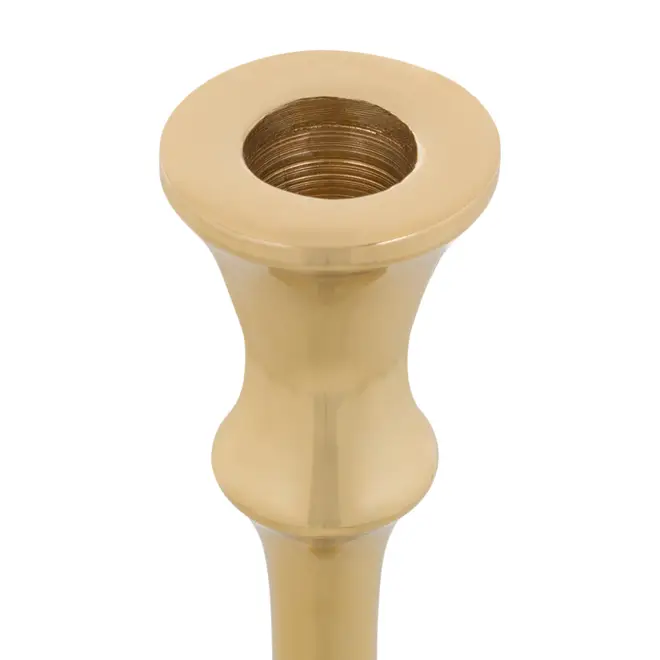 CASTIÇAL 26 CM MAYER - OURO - Foto 2