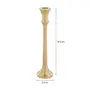 CASTIÇAL 26 CM MAYER - OURO - Foto 3