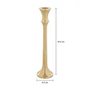 CASTIÇAL 26 CM MAYER - OURO - Foto 3