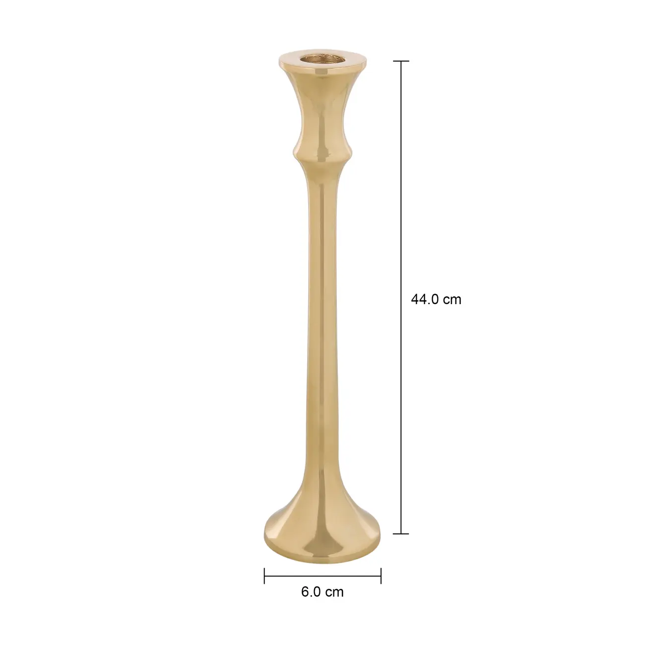CASTIÇAL 26 CM MAYER - OURO - Foto 3