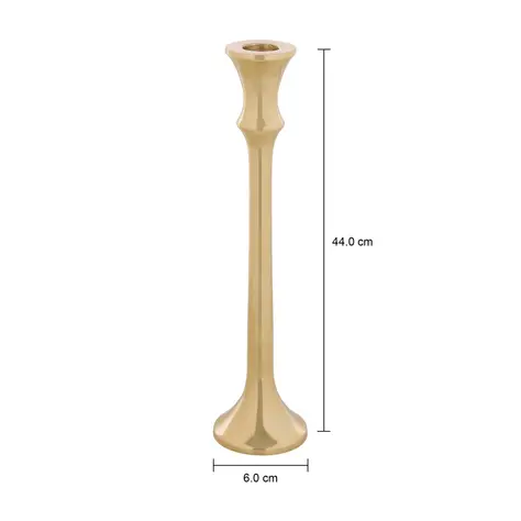 Imagem com medidas do produto CASTIÇAL 26 CM MAYER