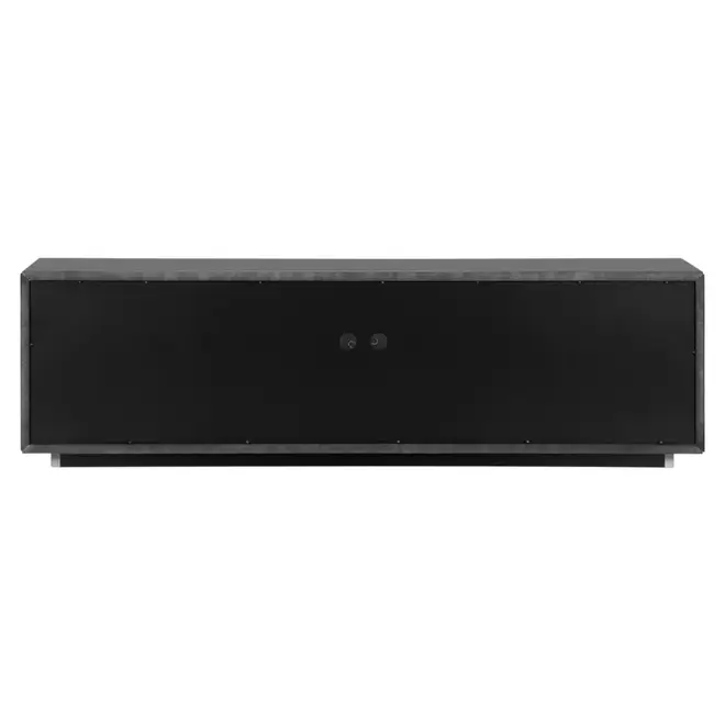 AMPLE RACK 2 GAVETAS 1,80 M X 40 CM - PRETO/PRETO BRILHANTE - Foto 4