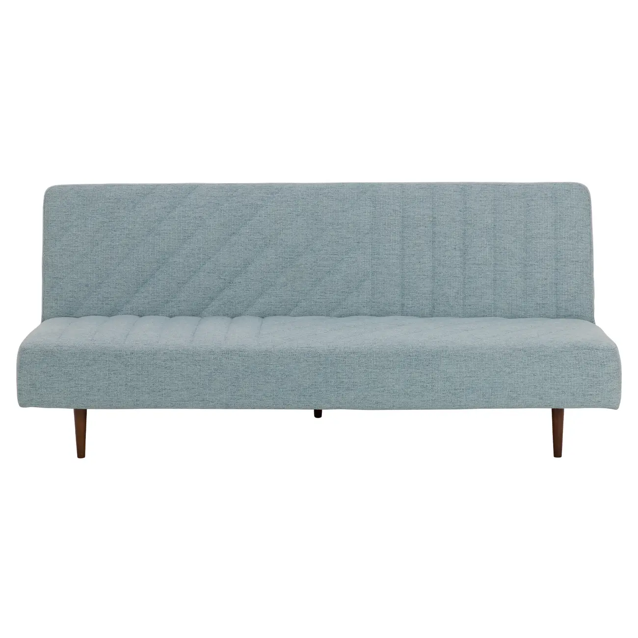 SOFÁ-CAMA 3 LUGARES MODERN-HEX - AZUL CLARO/NOZES - Foto 1