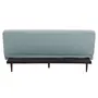 SOFÁ-CAMA 3 LUGARES MODERN-HEX - AZUL CLARO/NOZES - Foto 3