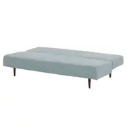 SOFÁ-CAMA 3 LUGARES MODERN-HEX - AZUL CLARO/NOZES - Foto 4