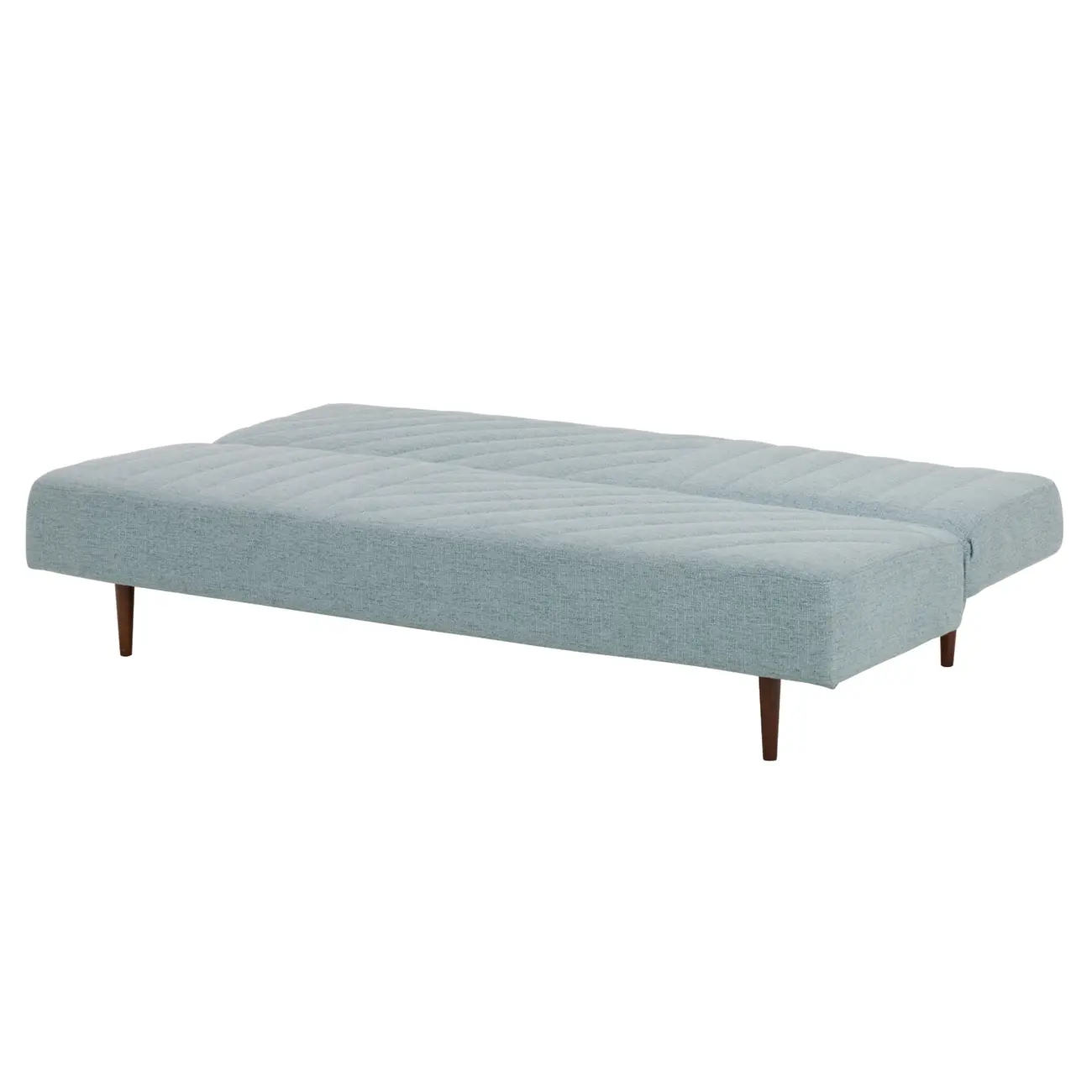 SOFÁ-CAMA 3 LUGARES MODERN-HEX - AZUL CLARO/NOZES - Foto 4