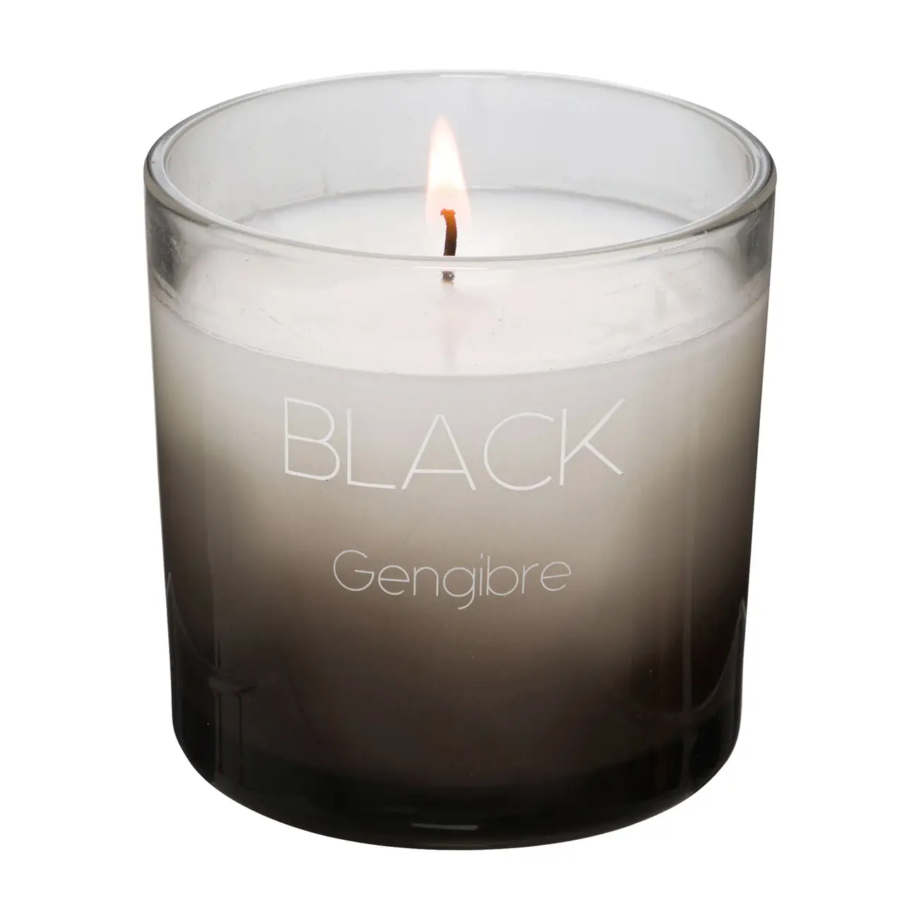 VELA PERFUMADA POTE GENGIBRE BLACK - PRETO/PRATA - Foto 2