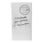 GUARDANAPO PACOTE COM 20 PEÇAS 39 CM X 39 CM MANUSCRITO - BRANCO/PRETO - Foto 1