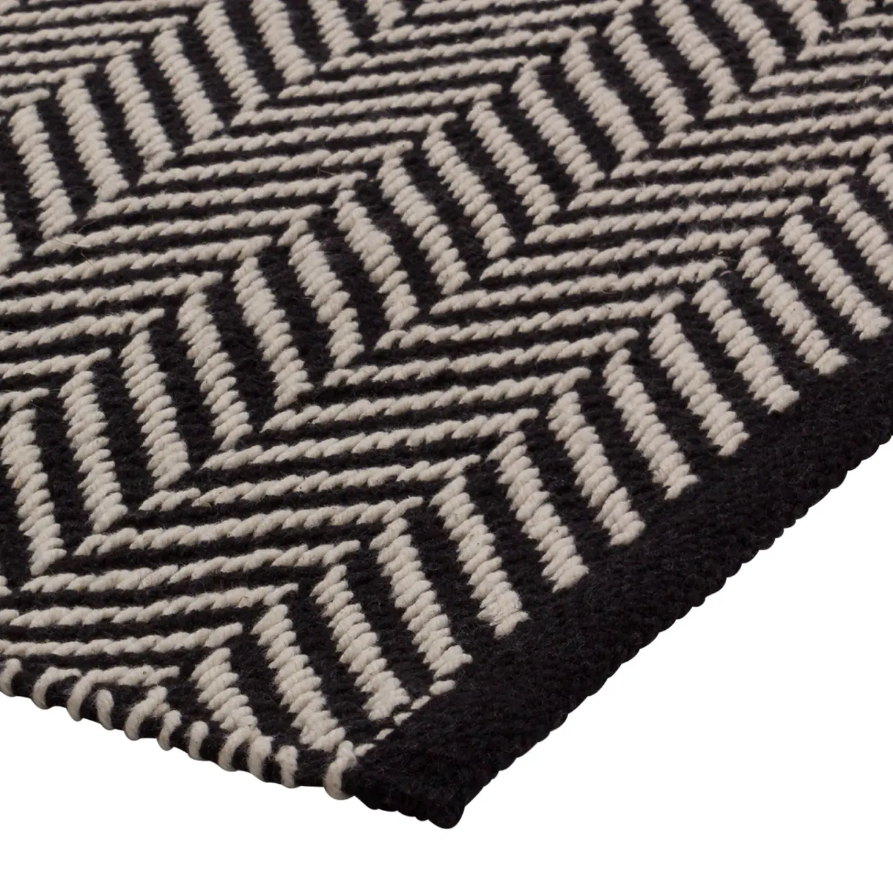 PASSADEIRA 50 CM X 1,40 M CASTRI - PRETO/BRANCO - Foto 3