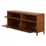 BUFFET 4 PORTAS 1,72 M X 40 CM MASCAVO - NOZES/INCOLOR - Foto 2