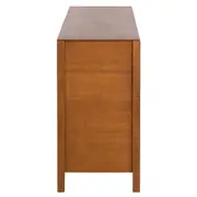 BUFFET 4 PORTAS 1,72 M X 40 CM MASCAVO - NOZES/INCOLOR - Foto 3