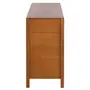 BUFFET 4 PORTAS 1,72 M X 40 CM MASCAVO - NOZES/INCOLOR - Foto 3