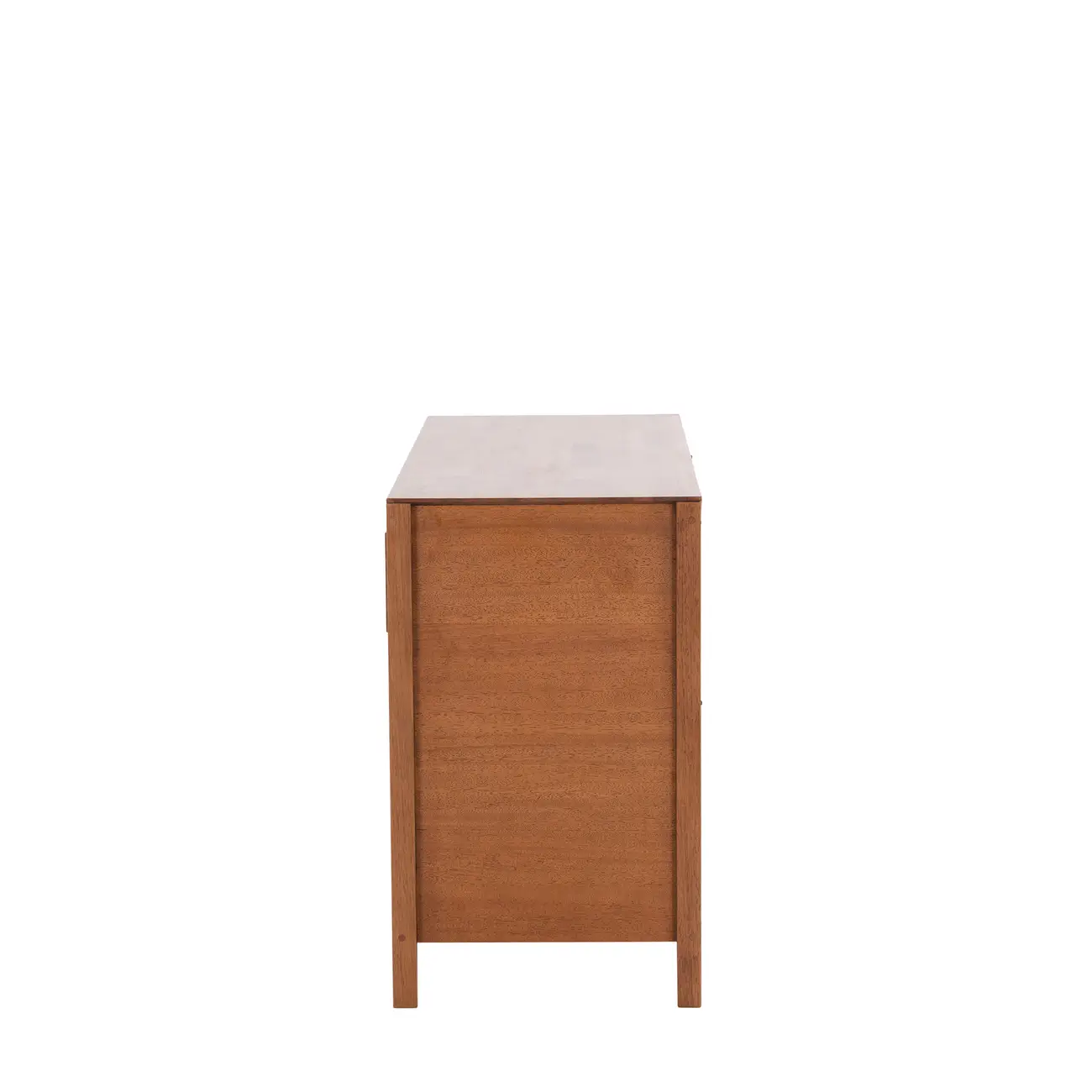CÔMODA 3 GAVETAS 1,25 M X 45 CM MASCAVO - NOZES/INCOLOR - Foto 4