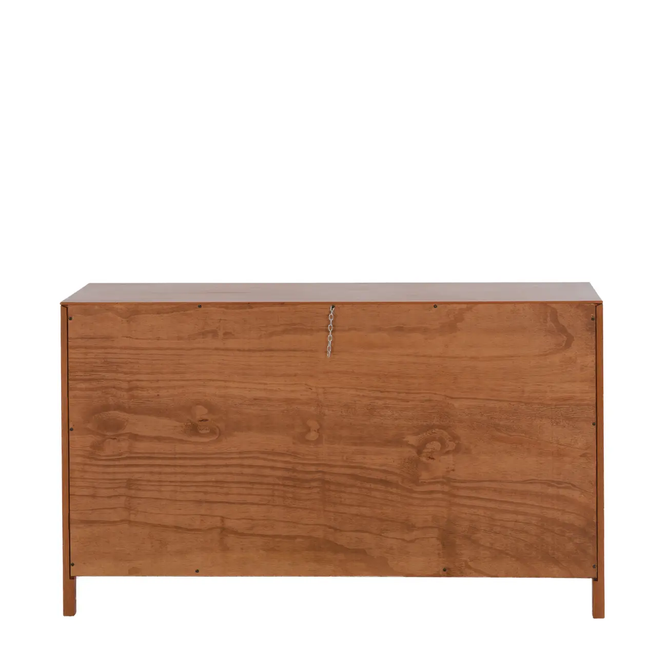 CÔMODA 3 GAVETAS 1,25 M X 45 CM MASCAVO - NOZES/INCOLOR - Foto 5