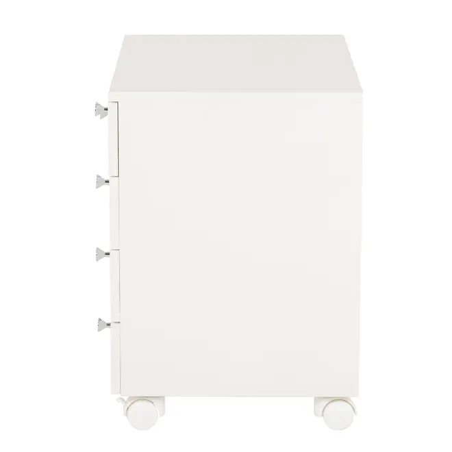 BIANC GABINETE INFERIOR 1 PORTA/4 GAVETAS C/ RODÍZIOS - BRANCO - Foto 2