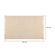 TAPETE 1,20 M X 1,80 M LAGUN - NATURAL - Foto 3