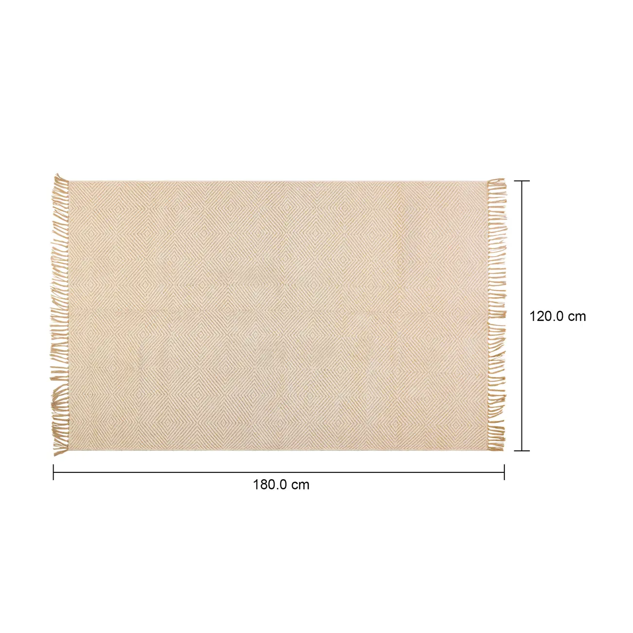 TAPETE 1,20 M X 1,80 M LAGUN - NATURAL - Foto 3