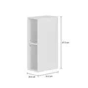 NICHO AÉREO 20 CM PRÁTICA - BRANCO - Foto 4