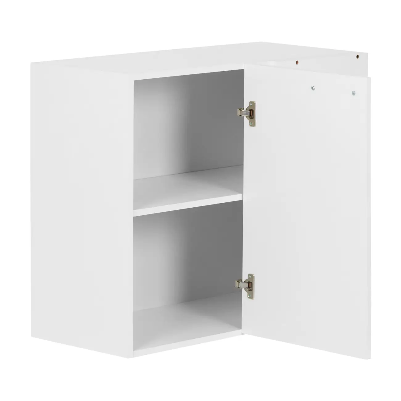 ARMÁRIO DE COZINHA AÉREO DE CANTO 80 CM 1 PORTA - BRANCO - Foto 3