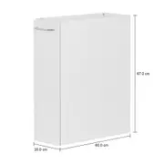 ARMÁRIO DE COZINHA INFERIOR PORTA-TEMPERO 20 CM PRÁTICA - BRANCO - Foto 5