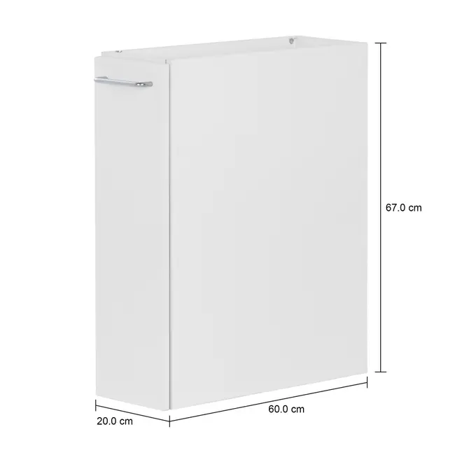 ARMÁRIO DE COZINHA INFERIOR PORTA-TEMPERO 20 CM PRÁTICA - BRANCO - Foto 5