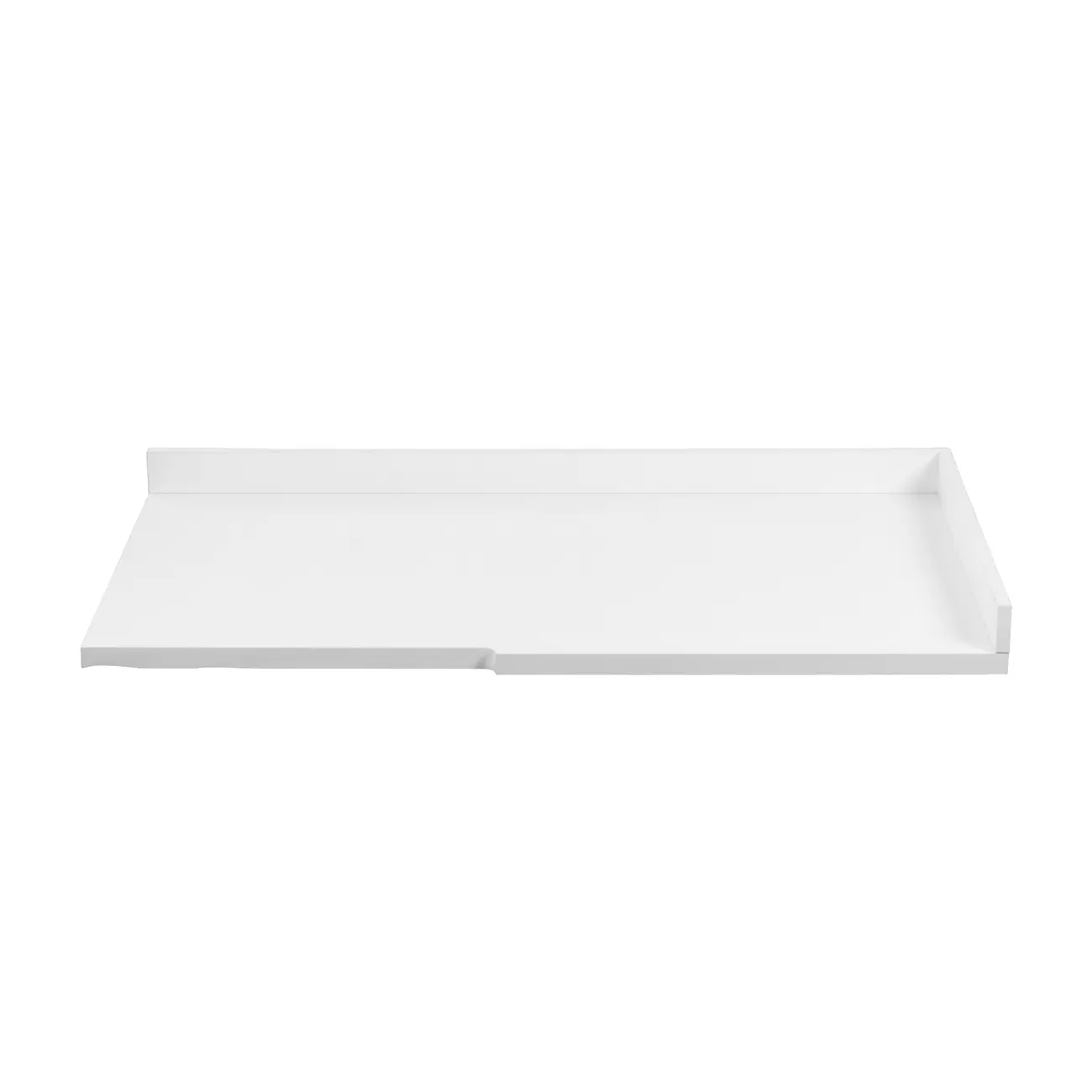 TAMPO DE ARMÁRIO DE COZINHA CANTO COM FRONTÃO 1 M DIREITO PRÁTICA - BRANCO - Foto 1