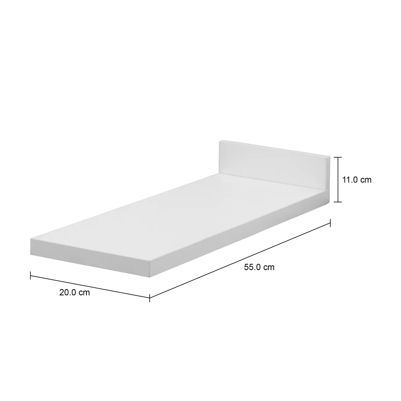 TAMPO DE ARMÁRIO DE COZINHA 20 CM COM FRONTÃO PRÁTICA - BRANCO - Foto 3