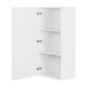 PANELEIRO 1 PORTA 60 CM X 1,25 M PRÁTICA - BRANCO - Foto 3