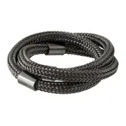 ARGOLA PARA GUARDANAPO CONJUNTO COM 2 PEÇAS CHAIN - GRAFITE - Foto 4