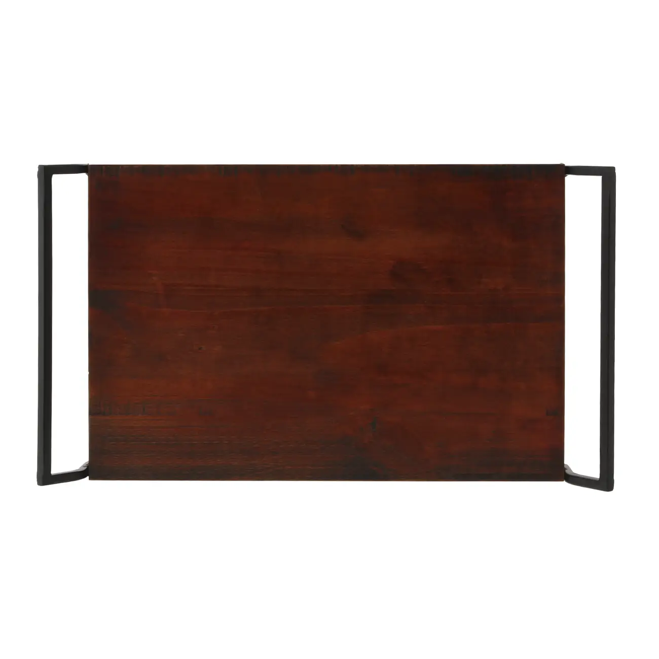 BANDEJA 53 CM X 30 CM JAHARI I - NOZES RÚSTICO/PRETO - Foto 5