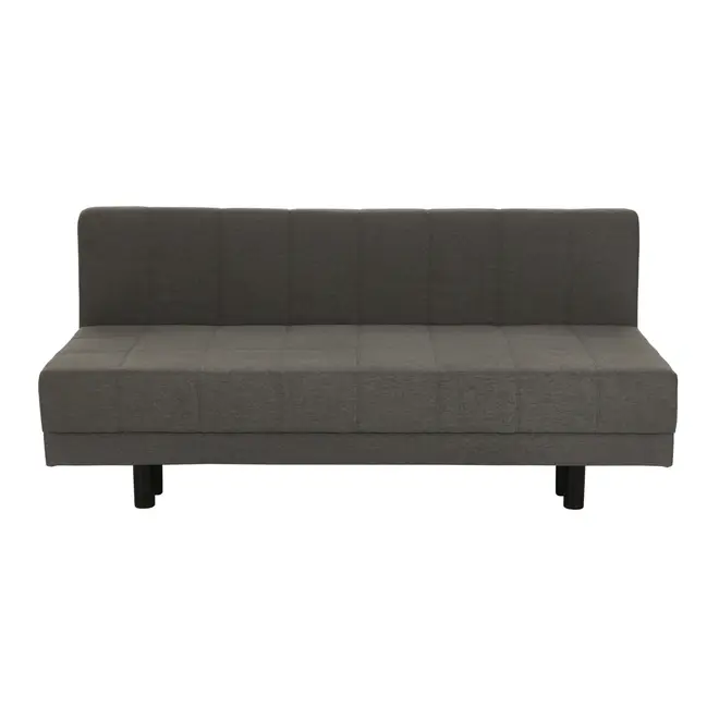 SOFÁ-CAMA 3 LUGARES CLAP - CINZA/PRETO - Foto 5