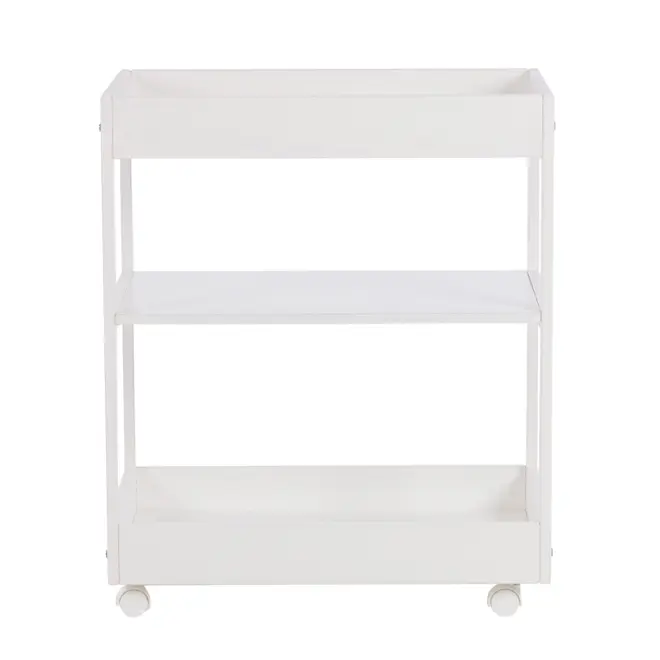 CARRINHO COM PRATELEIRA 63 CM X 45 CM PALETE - BRANCO - Foto 1