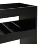 CARRINHO BAR/APARADOR 1,06 M X 40 CM VANN - PRETO - Foto 7