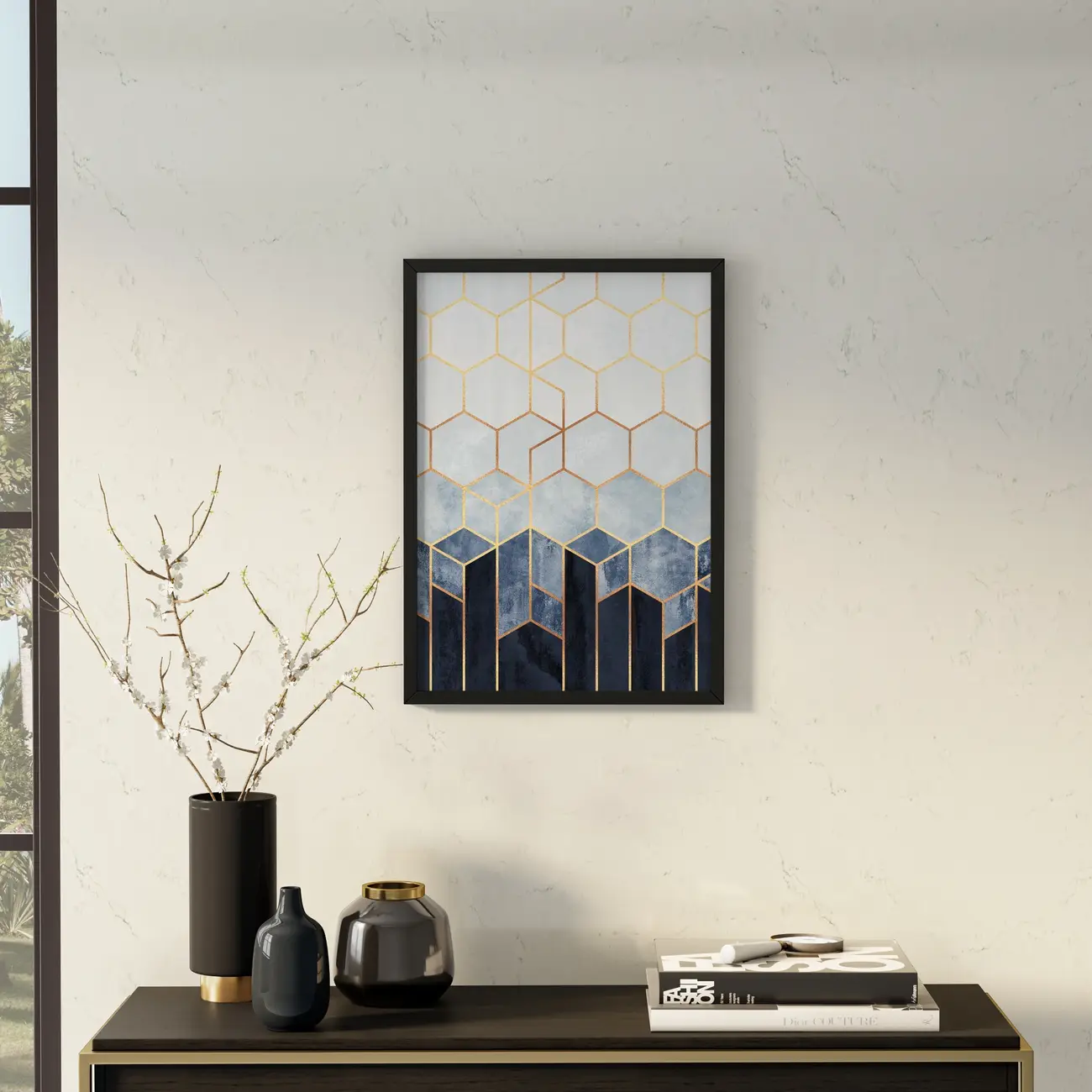 KIT MOLDURA A2 42 CM X 60 CM GRAPHICS - PRETO - Foto 4