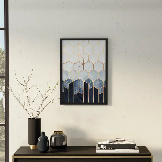 KIT MOLDURA A2 42 CM X 60 CM GRAPHICS - PRETO - Foto 4