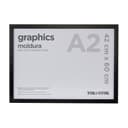PRETO - KIT MOLDURA A2 42 CM X 60 CM GRAPHICS