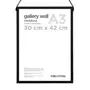 MOLDURA A3 30 CM X 42 CM GALLERY WALL - PRETO - Foto 1